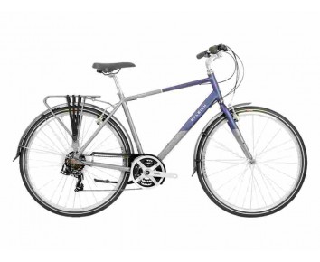 Raleigh Pioneer Crossbar Blue hybrid bike